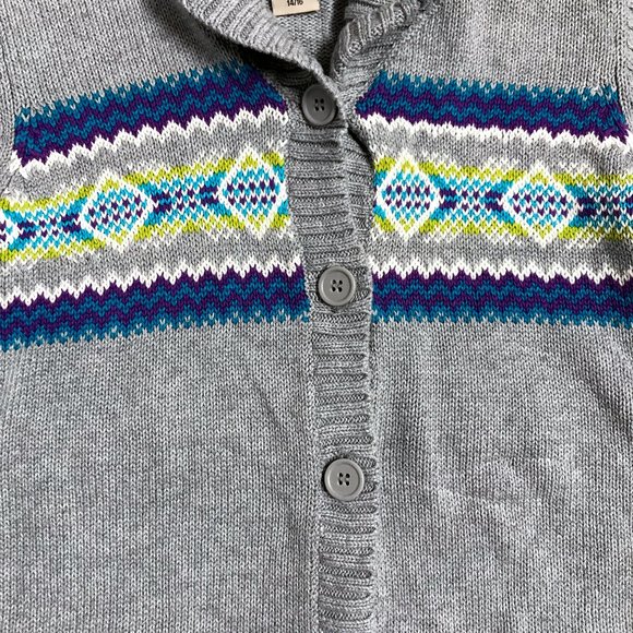 Arizona Jean Company Girl's Gray Sweater (L14/16) - Picture 4 of 6